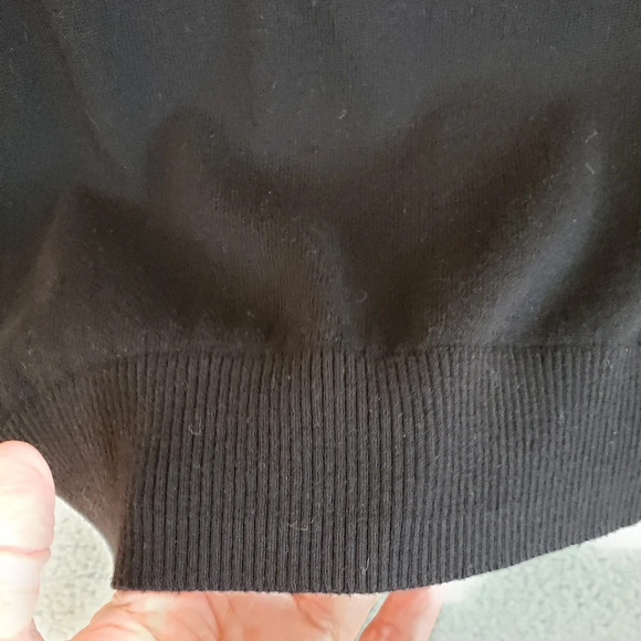 Old Navy Mens Black All Cotton Knit Closet Staple Sweater. Sz M - Picture 6 of 11